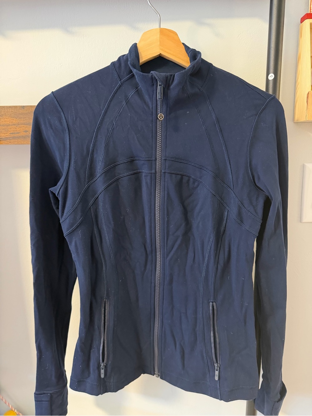 lululemon athletica Navy Blue Full-Zip Jacket